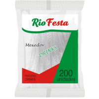 Imagem do produto Mexedor Plástico Palheta p/ Drink - 200 UND